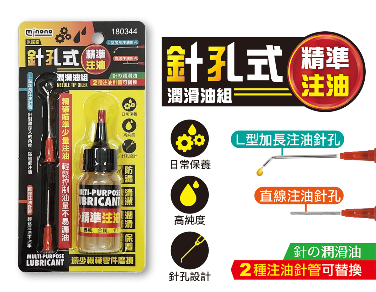 米諾諾針孔式潤滑油組