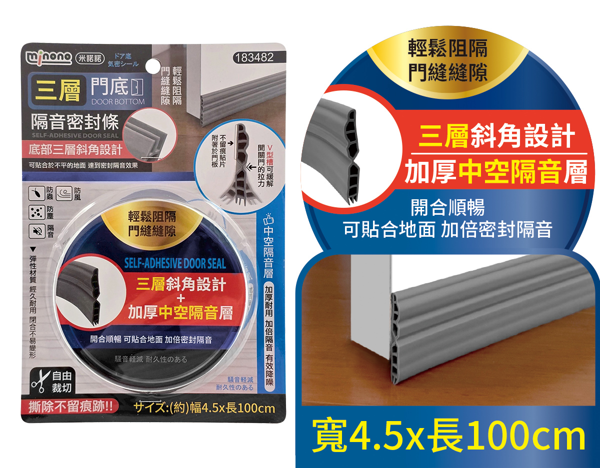 米諾諾三層門底隔音密封條